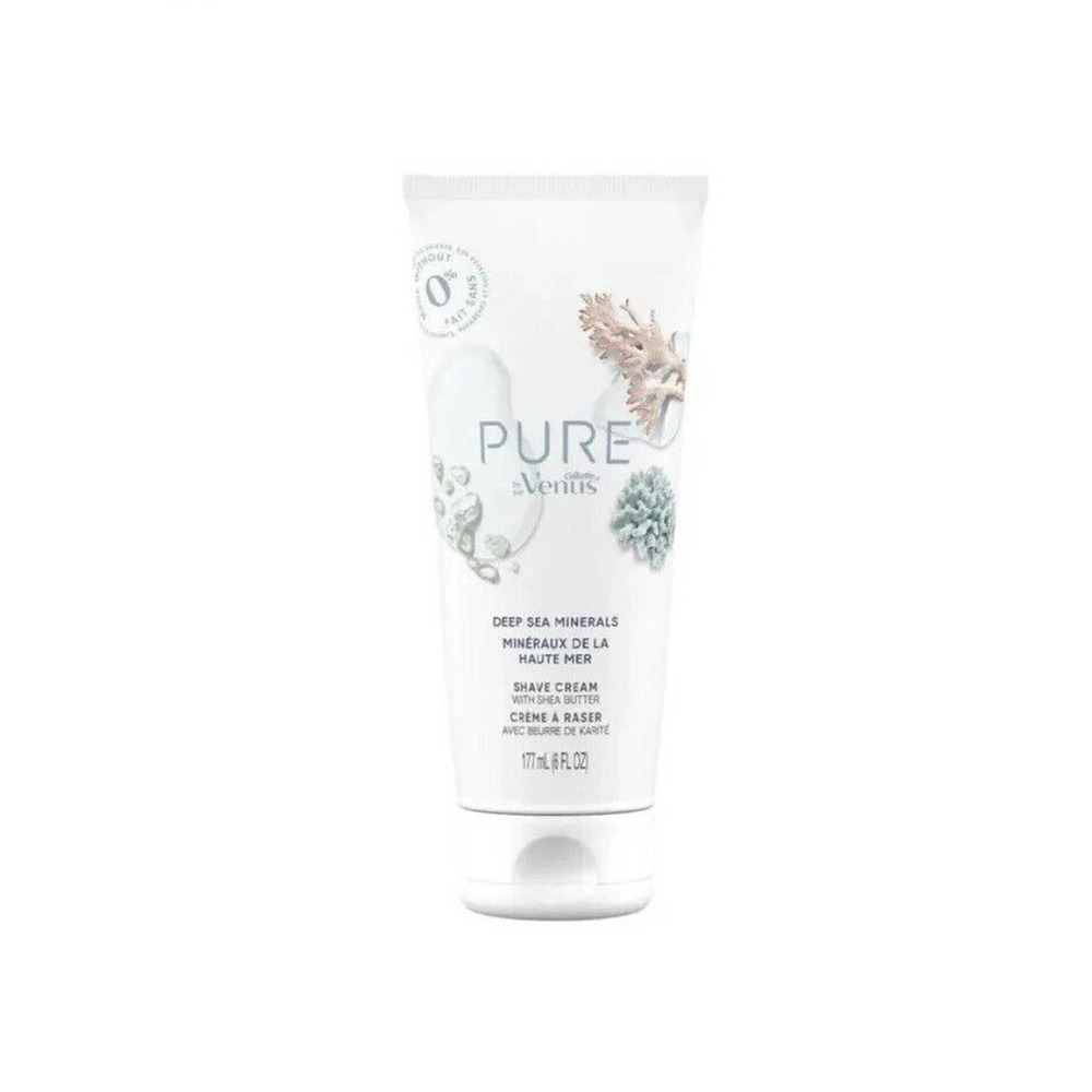 Gillette Venus Pure Shaving Cream Deep Sea Minerals With Shea Butter- 6.0 fl oz